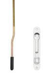 FLUSH BOLT OFFSET 300mm INC ROD GUIDES P3530D HAWK