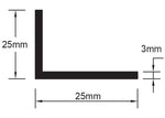 ANGLE 25 x 25 x 3mm