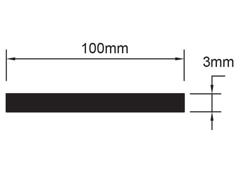 FLAT BAR 100 x 3mm