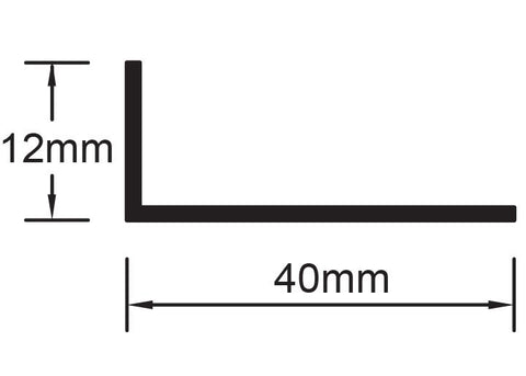 TRIM ANGLE 40 x 12mm